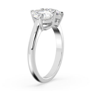 Two Stone Diamond Engagement Ring 3