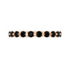 black diamond eternity ring in rose gold