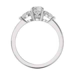 oval three stone with pear side diamonds 3