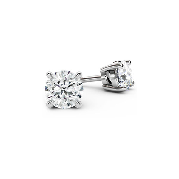 50 Pt Diamond Studs Earrings