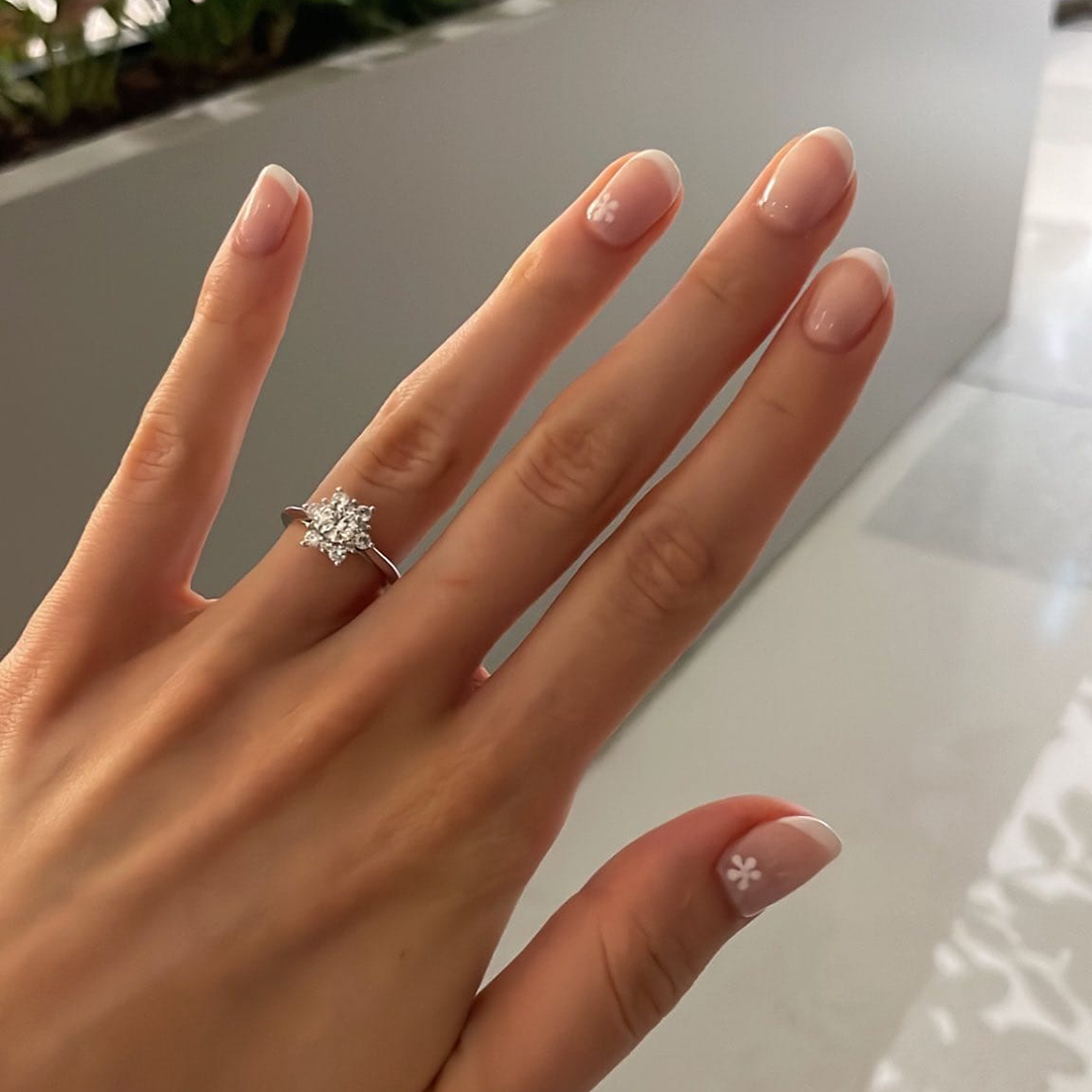 snowflake engagement ring