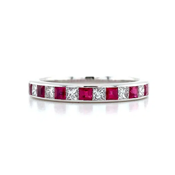 ruby diamond carre band 2