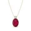 OvalRuby+RoundDiamond.Pendant.YG.