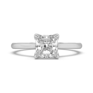 classic princess cut solitaire engagement ring 3