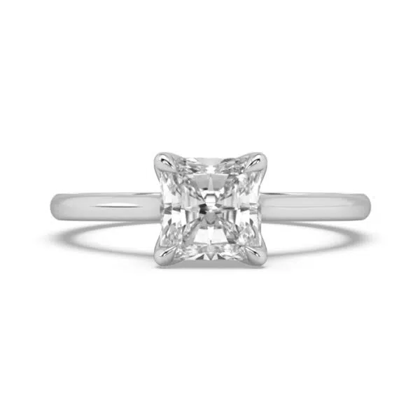 classic princess cut solitaire engagement ring 3