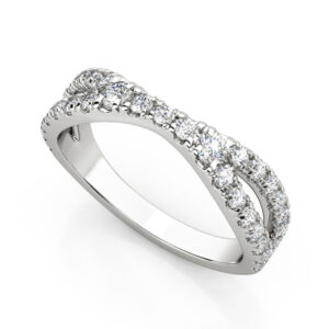 diamond split band wedding ring wg 1