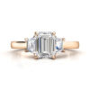 emerald cut diamond with trapezoid side stones 4