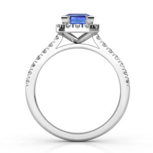 emerald cut sapphire halo engagement ring 2