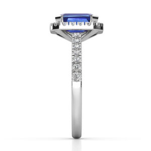 emerald cut sapphire halo engagement ring 3