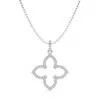 four leaf clover diamond necklace 1