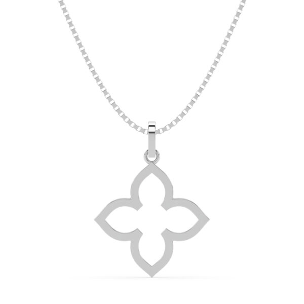 four leaf clover diamond necklace 3