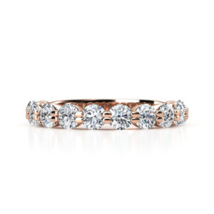 half diamond eternity ring with horizontal claws rg 4