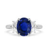 oval blue sapphire with cadillac side stones 1