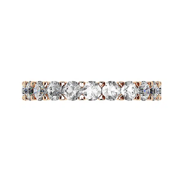 shared claw half diamond eternity band 1