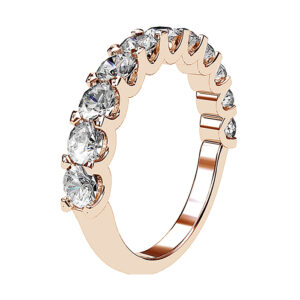 shared claw half diamond eternity band 2