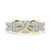 two tone diamond infinity ring 1