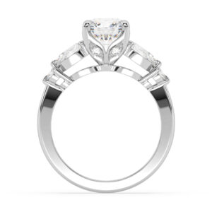 Five Stone Round Diamond Engagement Ring