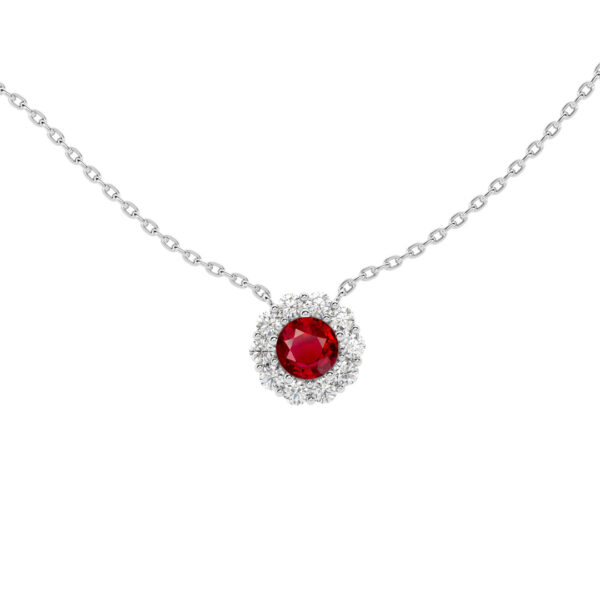 Eternal Blossom Ruby Pendant