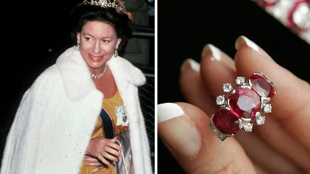 Princess Margaret ruby engagement ring