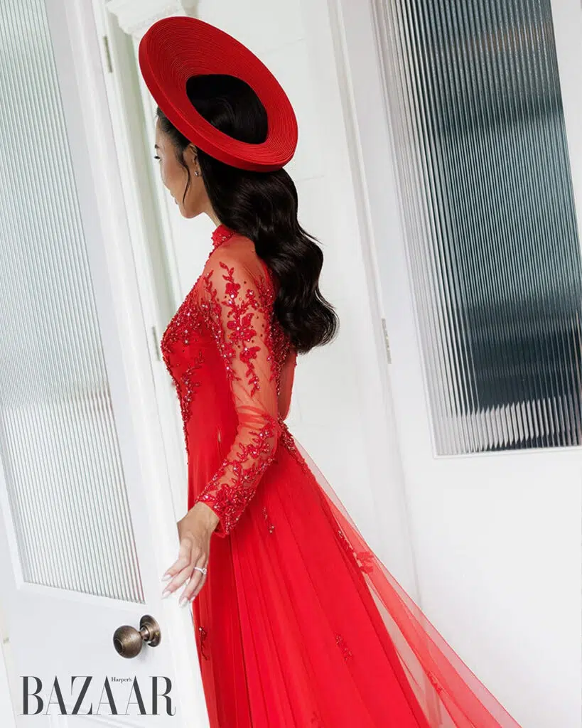 Harpers AoDai Earrings+OvalRing